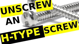 How unscrew an H type screwH प्रकार के स्क्रू को कैसे खोलें [upl. by Charbonnier]