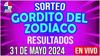 🔰🔰 EN VIVO SORTEO GORDITO DEL ZODÍACO  31 de MAYO de 2024  Loteria Nacional de Panamá [upl. by Glick865]