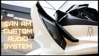 Can Am Spyder ST Custom Audio System  Fiberglass Pods [upl. by Lussier158]