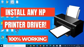 Install ANY HP DRIVER amp Fix ALL HP Printer With One Single Step 2022 [upl. by Raffarty]