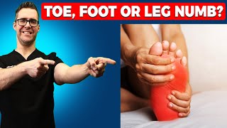 Numbness in Toes Feet or Legs Causes amp Numb Foot Treatment [upl. by Eniagrom]