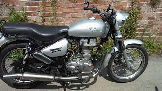 Royal Enfield UCE Bullet with 550cc conversion test prior to work [upl. by Uliram]