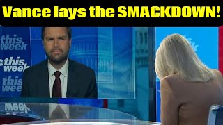 JD Vance PUMMELS ABCs Martha Raddatz [upl. by Sternlight]