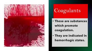 Pharmacology of Coagulants and anticoagulants drugs acting on blood in tamilsimple explanation [upl. by Ingamar]