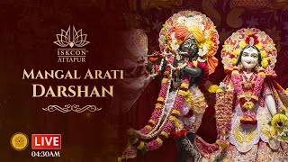 LIVE Mangal Aarati at ISKCON Attapur on 8th December 2024 [upl. by Eiramanad]