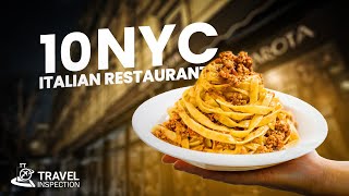 10 Must Try NYC Italian Restaurants  Say quotMamma Miaquot Like A New Yorker [upl. by Kirst191]