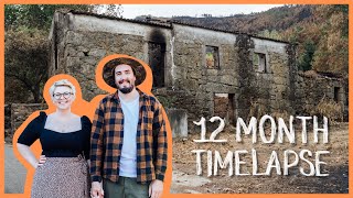 TIMELAPSE RENOVATION  ABANDONED HOMESTEAD TRANSFORMATION IN PORTUGAL [upl. by Dang24]