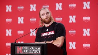 Nebraskas Isaac Gifford full press conference after loss to UCLA [upl. by Aihsyak]