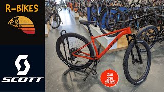 Scott Scale 970 fiery red MTBHardtail  2023  WALKAROUND REVIEW [upl. by Fricke]