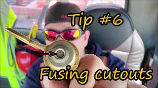 Lineman Tip 6  Fusing cutouts [upl. by Pliner993]