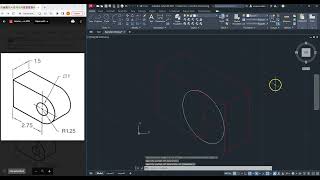 How to create an Isometric with Arc and Circle in AutoCAD [upl. by Nowtna]