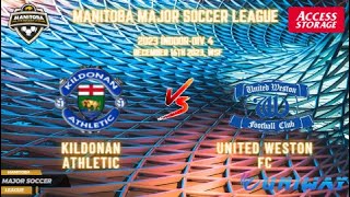 December 16th WSF Div 4 Kildonan Athletic vs United Weston FC [upl. by Sairacaz620]