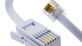 RJ11 to BT Connector Straight Telephone Cable For Digital Phone telecom [upl. by Acinorev]