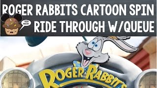 Roger Rabbits Cartoon Spin Ride Through wqueue [upl. by Halladba990]