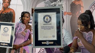 TV3 Mentor Winner Roselyn Mantey Cries As She Receives Guinness World Record Cert For Makeupathon [upl. by Carola923]