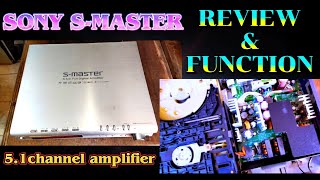 SONY SMASTER 51CH FULL DIGITAL AMPLIFIER  REVIEW [upl. by Goles]