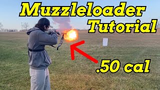 How to Load and Fire a Muzzleloader  Full Beginner Tutorial [upl. by Burdelle]