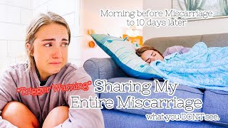 My Emotionally Raw Miscarriage  Live Footage Before During  After Heartbreaking Loss [upl. by Akcimahs]