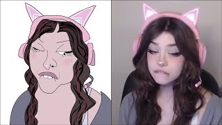 Belle Delphine  UWU  Pop Drawing Meme 359 [upl. by Larine]