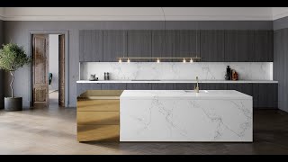 5151 Empira White  by Caesarstone [upl. by Schell]