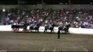 Governors Cup 6 Horse Hitch Competition  Ohio State Fair 2010 [upl. by Alyag]