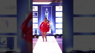 Amazing Performance Plus size Lady on Stage  Indian Plus Size Lady  Shorts [upl. by Ymmik351]