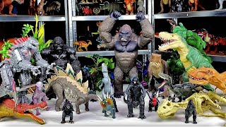 HUGE Jurassic World Dinosaur Toys Collection TRexes Velociraptors and MORE [upl. by Suckram]