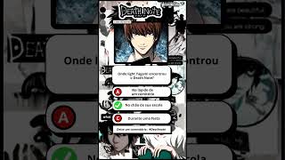 quiz death note shorts deathnote deathnotemovie [upl. by Ahsilla198]