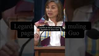 Legarda na shock sa muling pagtakbo ni Alice Guo [upl. by Tertias]