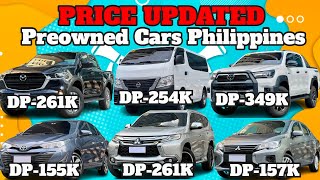 Cars For Sale Today  Preowned Cars Philippines Price Updated  Cash Financing Tradein Swap [upl. by Adnylg]