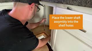 How to Install a PieCut Lazy Susan [upl. by Onavlis]