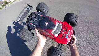 Arrma Talion 6s quotDuratrax Bandito MTquot 38 tire review and comparison [upl. by Benge376]