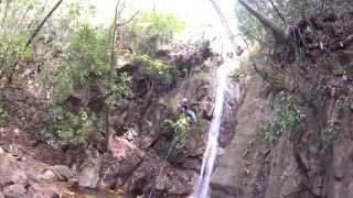 Waterfall Rappelling in Puerto Vallarta Mexico [upl. by Anahc967]