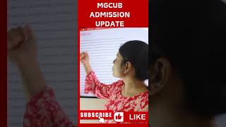 Mgcub admission updateopen counselling started for all coursesmgcub admission process [upl. by Carew]