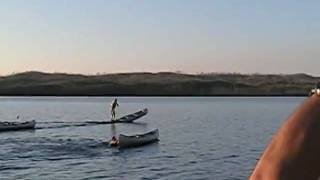 Mens Gunwale Pumping at the Gunflint Trail Canoe Races [upl. by Llemrej592]