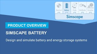 What is Simscape Battery™  Product Overview [upl. by Enovahs371]