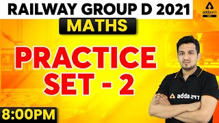 Railway Group D  Group D Math Tricks  Group D Maths Practice Set 2 [upl. by Breh]