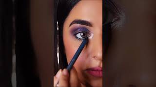 Eye makeup tutorials partywearmakeup utubeshorts [upl. by Nuhsed]