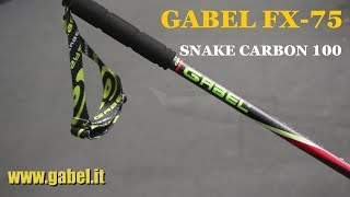 Gabel FX 75 Snake Carbon 100 Nordic Walking Trail Running Skyrunning Poles bedifferentbegabel [upl. by Michi]