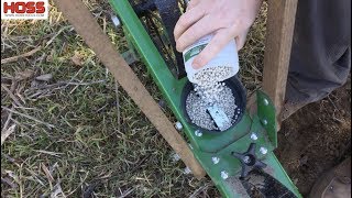 Easy Beet Planting with the Hoss Garden Seeder [upl. by Enneire]