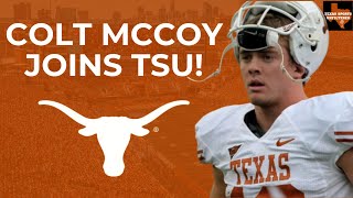 Colt McCoy Talks Texas Football His Induction into the Longhorn Hall of Honor amp MORE [upl. by Nameerf]