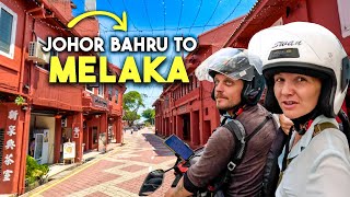 Road Trip Malaysia  Johor Bahru to Melaka 🇲🇾 [upl. by Etana]