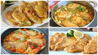 Pechugas de pollo en salsa 4 recetas diferentes [upl. by Eceeryt100]