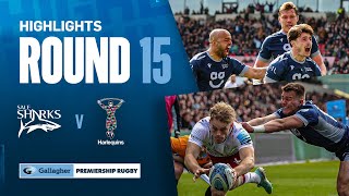 Sale v Harlequins  HIGHLIGHTS  Sharks and Quins Trade Blows  Gallagher Premiership 202324 [upl. by Forlini]