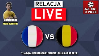 FRANCJA 20 BELGIA  2 KOLEJKA LIGI NARODÓW  RELACJA NA ŻYWO STREAM LIVE [upl. by Cirle]