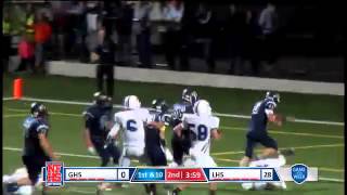 Lynnfield 20 yd td run by Kevin Lee [upl. by Ahsimal]