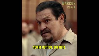 El Chapo Stabs Don Neto In The Back 🥶  Narcos Mexico shorts [upl. by Tulley]