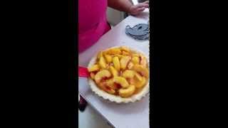 Fresh Glazed Peach Pie  Family Favorite [upl. by Sivrahc336]