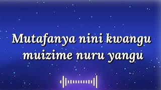 Sifedheheki Zuhura Shabani Taarab lyrics [upl. by Anihsit]