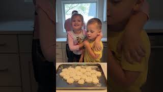 Making more than biscuits because memories are forever family dadlife food cooking breakfast [upl. by Aja]